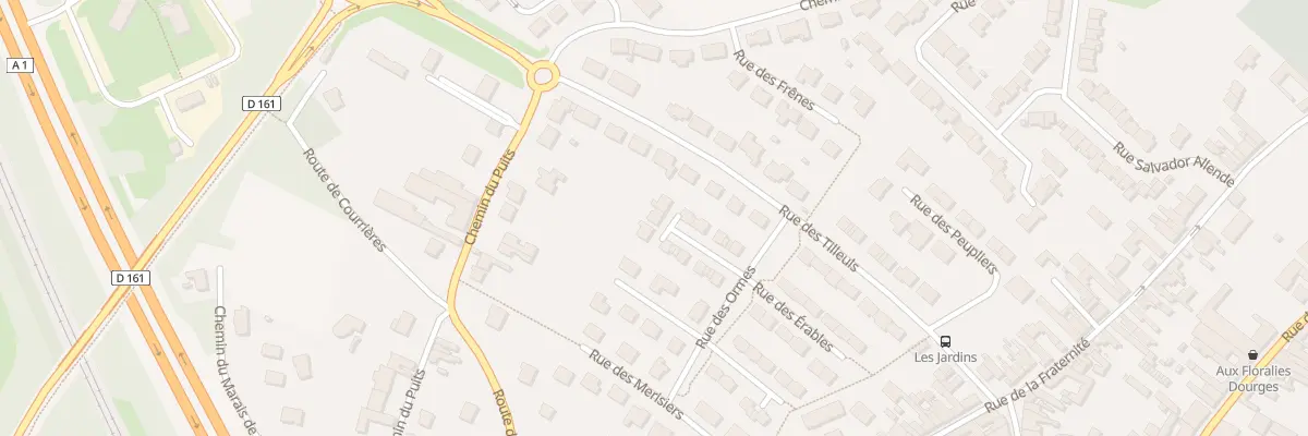Plan du 11 Rue des Eglantiers à Dourges