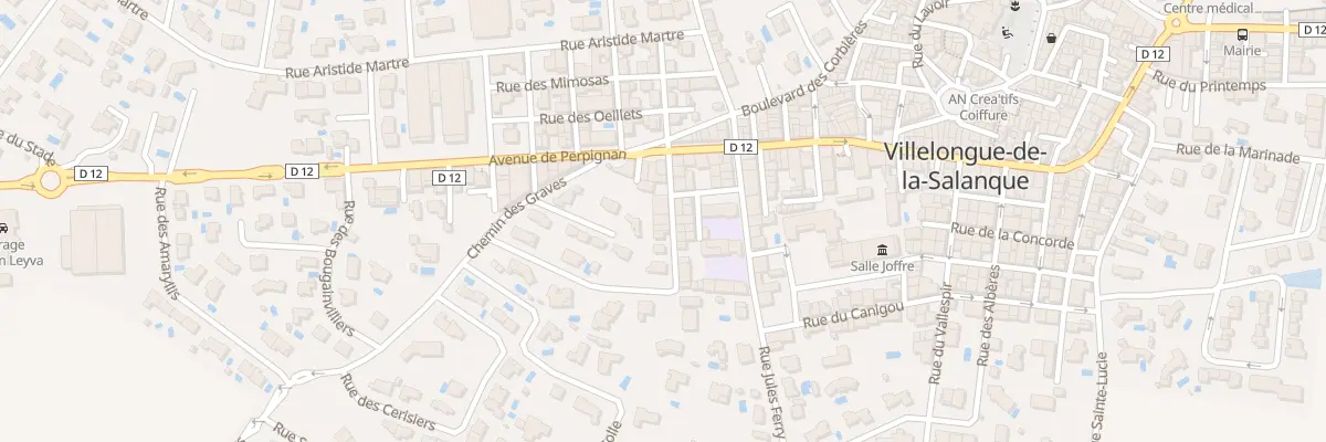 Plan du 5 Rue des Jardins à Villelongue-de-la-Salanque