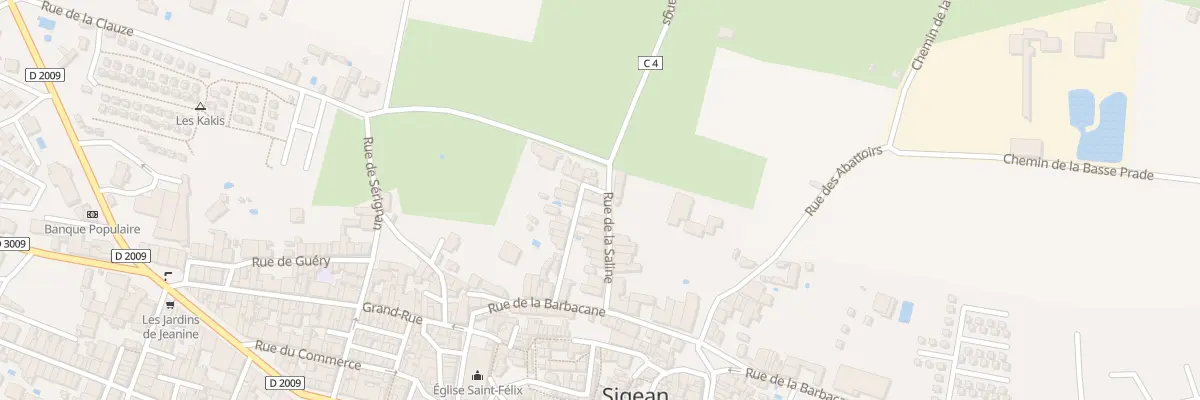 Plan du 16 Rue de la Fontaine Neuve à Sigean
