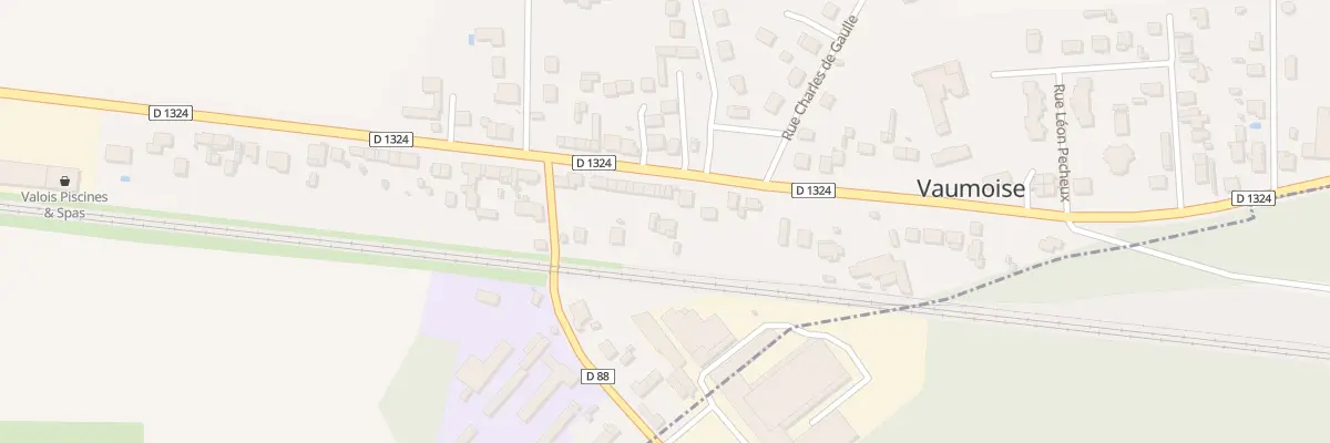 Plan du 43 Rte de Chantilly à Vaumoise