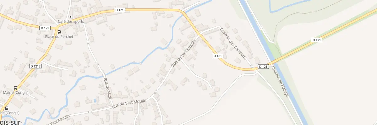 Plan du 94 Rue du Vert Moulin à Congis-sur-Thérouanne