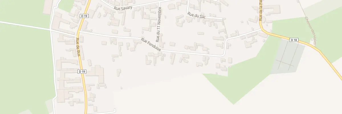 Plan du 26 Rue Fondoise à Bertincourt