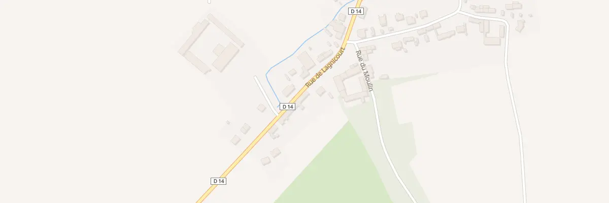 Plan du 1 Rue de Lagnicourt à Quéant