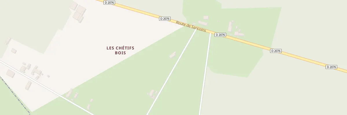 Plan du 1 Les Chetifs Bois à Mornay-sur-Allier