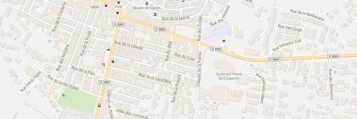 Plan du 7 Rue Neuve des Vignes à Sigean