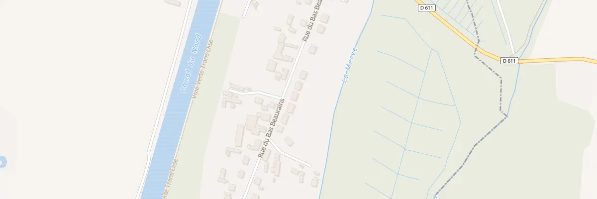 Plan du 205 Rue du Bas Beaurains à Beaurains-lès-Noyon