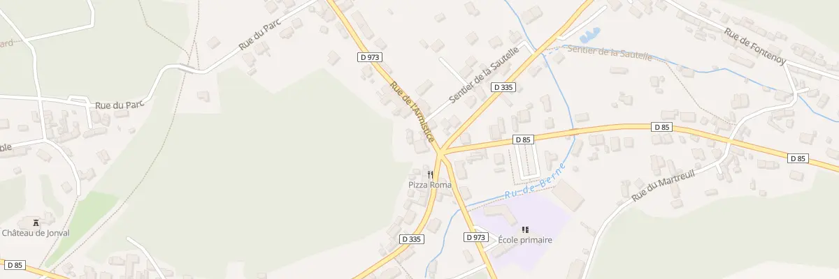 Plan du 1 Rue de l’Armistice à Pierrefonds