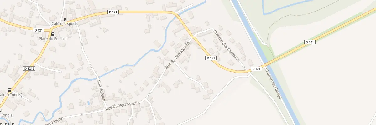 Plan du 96 Rue du Vert Moulin à Congis-sur-Thérouanne