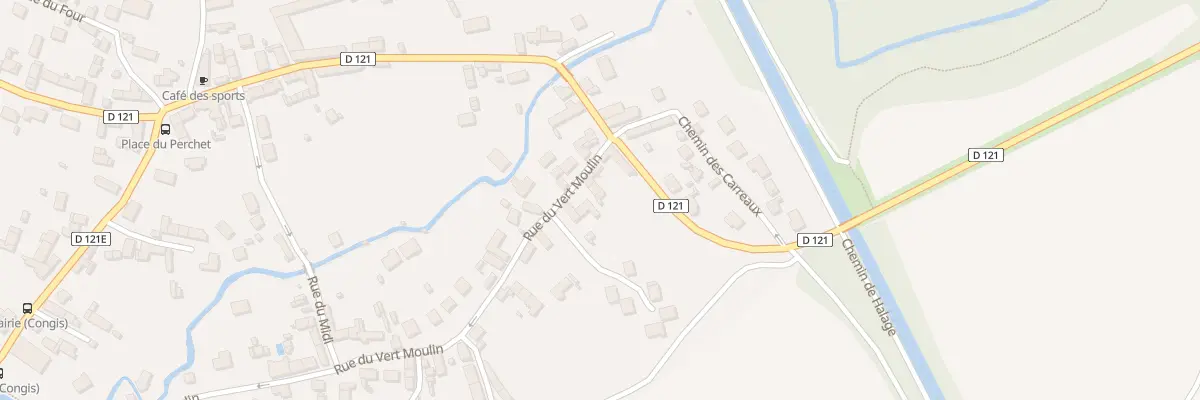 Plan du 100B Rue du Vert Moulin à Congis-sur-Thérouanne