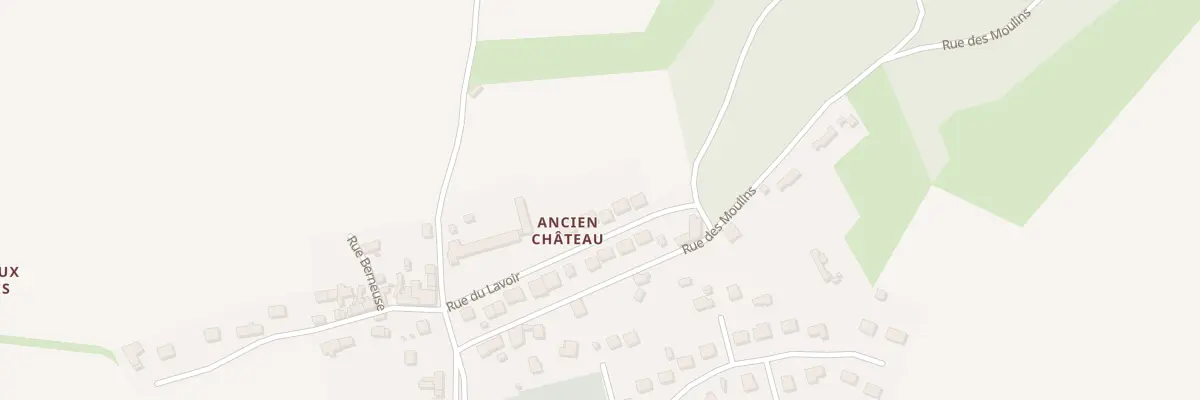 Plan du 10 Rue du Lavoir à Vaumoise