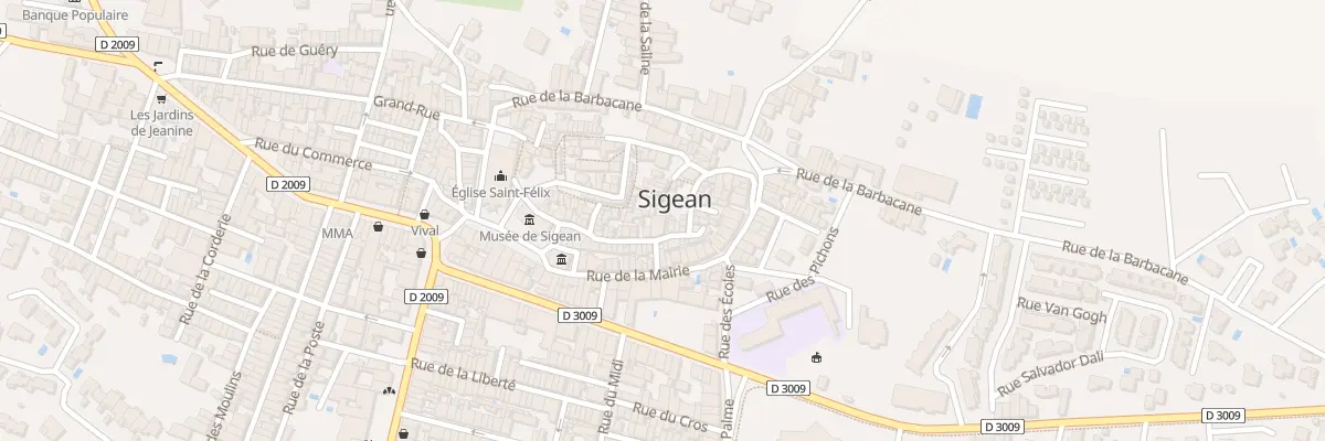 Plan du 29 Rue des Remparts à Sigean