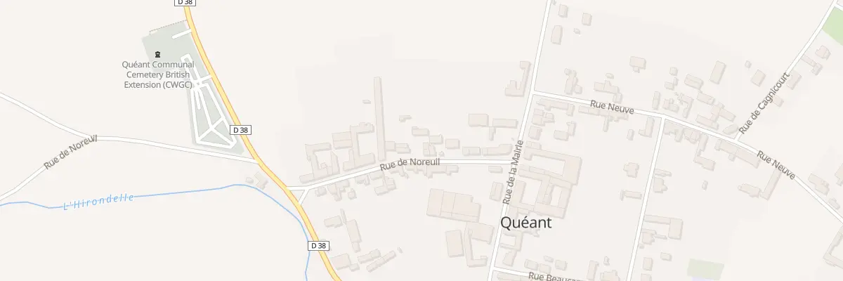 Plan du 6 Rue de Noreuil à Quéant