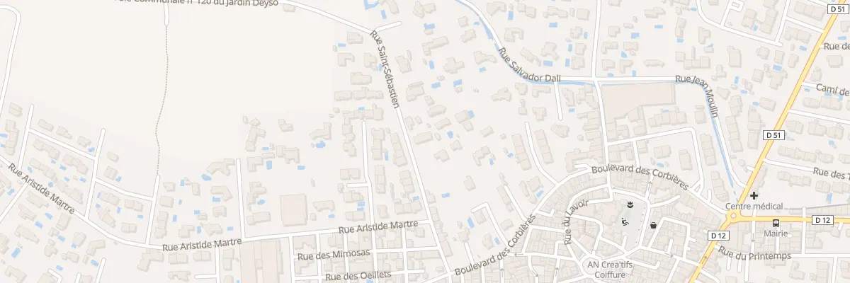 Plan du 36B Rue St Sebastien à Villelongue-de-la-Salanque