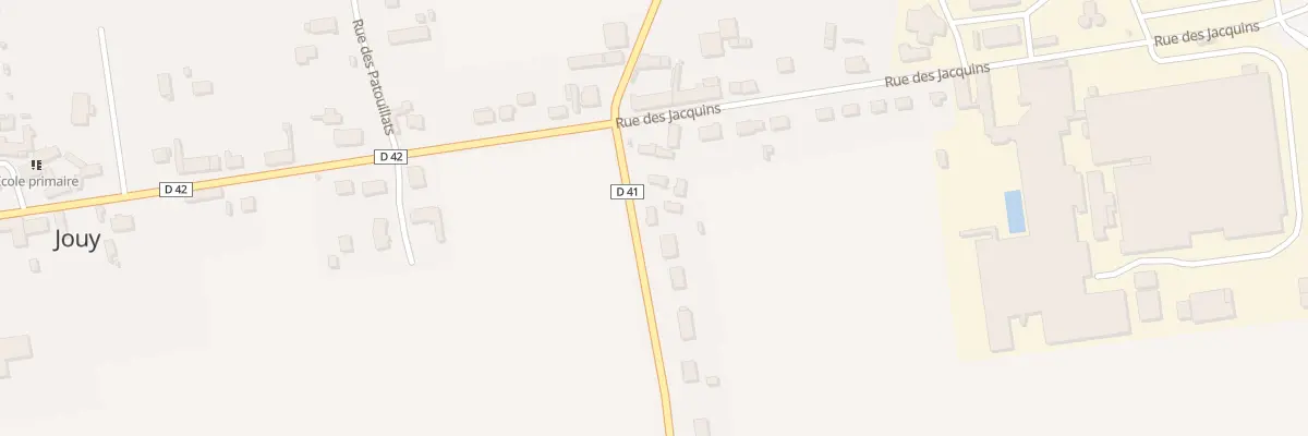 Plan du 7 Rte de Bazoches à Jouy