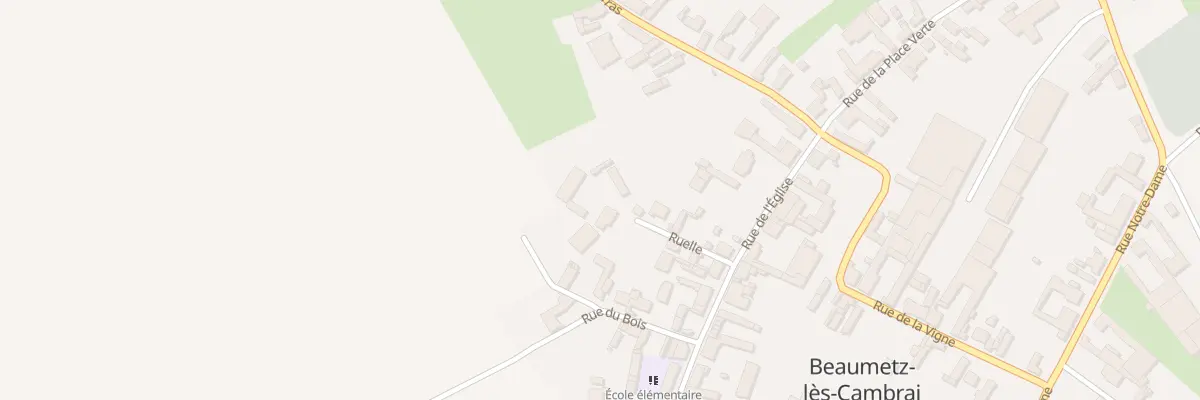 Plan du 19 Rue de l’Eglise à Beaumetz-lès-Cambrai