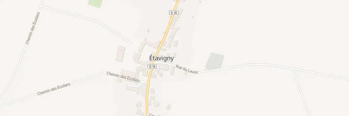 Plan du 6 Rue du Lavoir à Étavigny