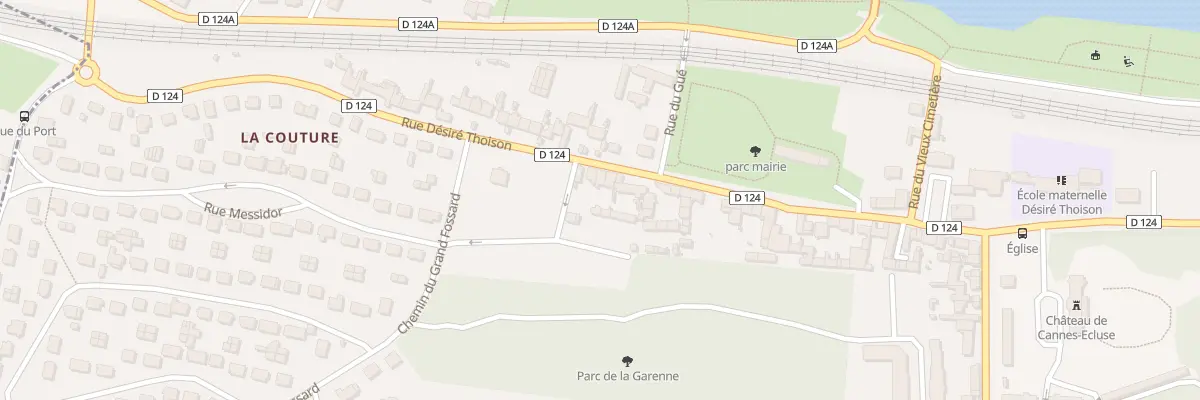 Plan du 50 Rue Désiré Thoison à Cannes-Écluse