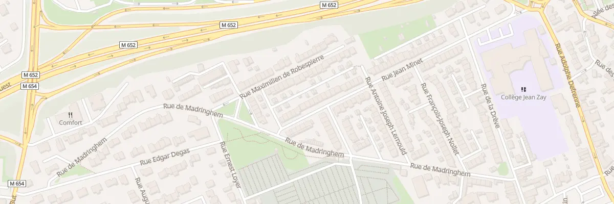 Plan du 60 Rue Jean Minet à Lille