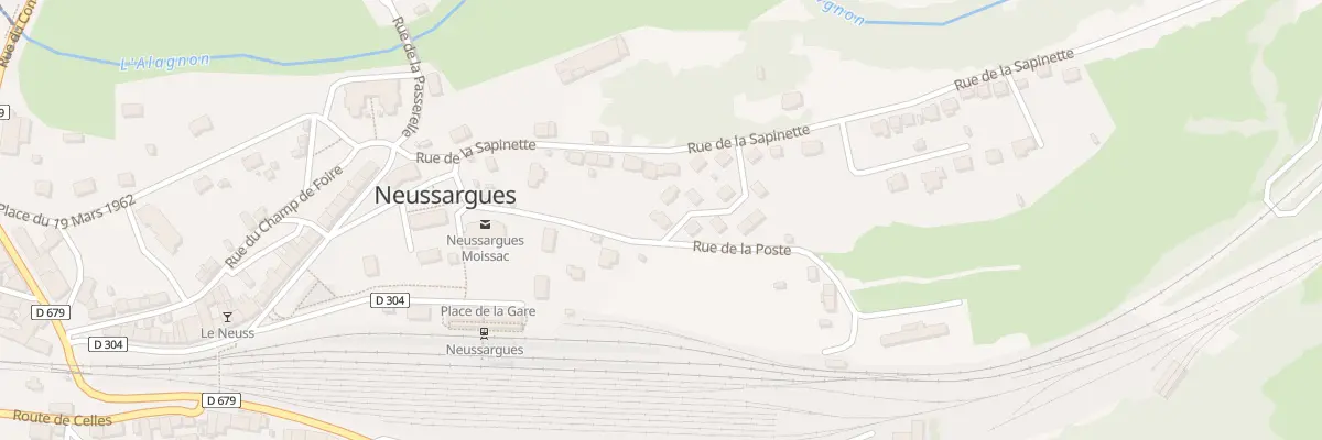 Plan du 26 Rue de la Sapinette à Neussargues-Moissac