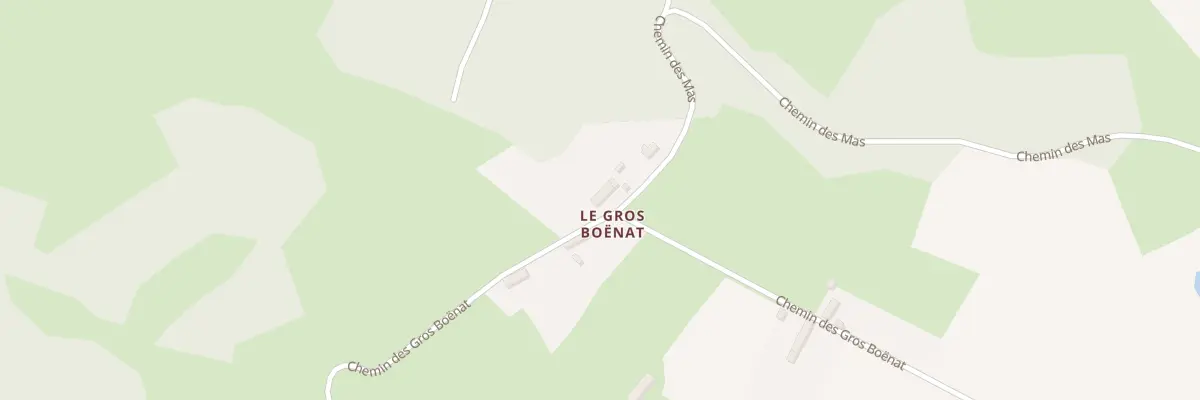 Plan du 7 Che des Gros Boenat à Lalizolle