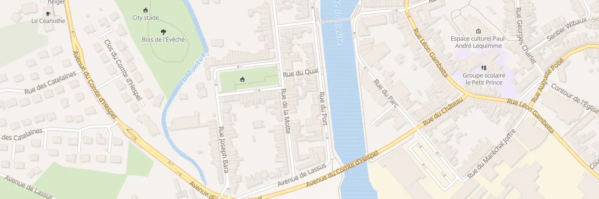 Plan du 41 Rue de la Motte à Haubourdin