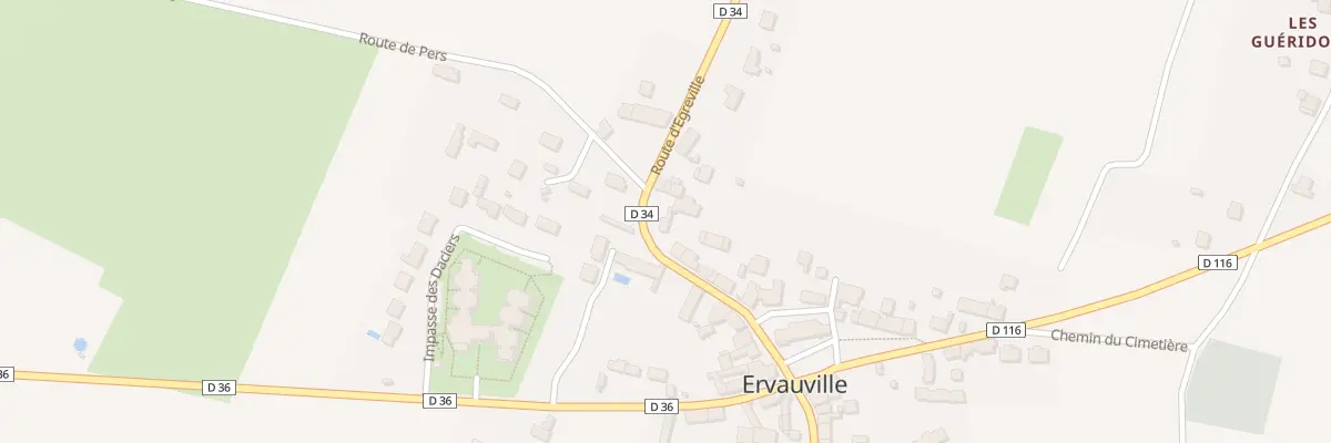 Plan du 21 Rte d’Egreville à Ervauville