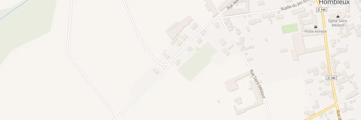 Plan du 13 Rue des Osiers à Hombleux