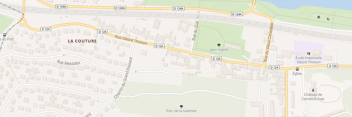 Plan du 52 Rue Désiré Thoison à Cannes-Écluse