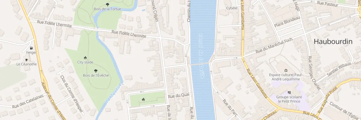 Plan du 5 Rue du Port à Haubourdin