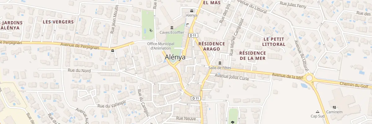 Plan du 1 Av de la Mer à Alénya