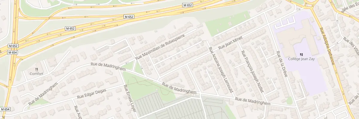 Plan du 56 Rue Jean Minet à Lille