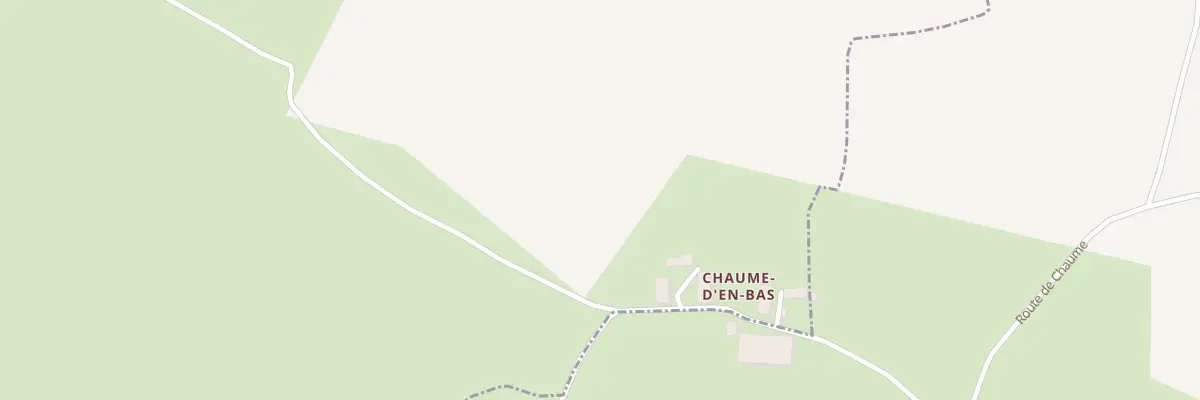Plan du 2 Chaume à Chappes