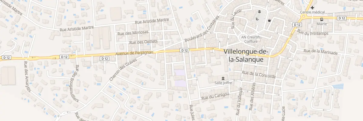 Plan du 7 Rue Jules Ferry à Villelongue-de-la-Salanque