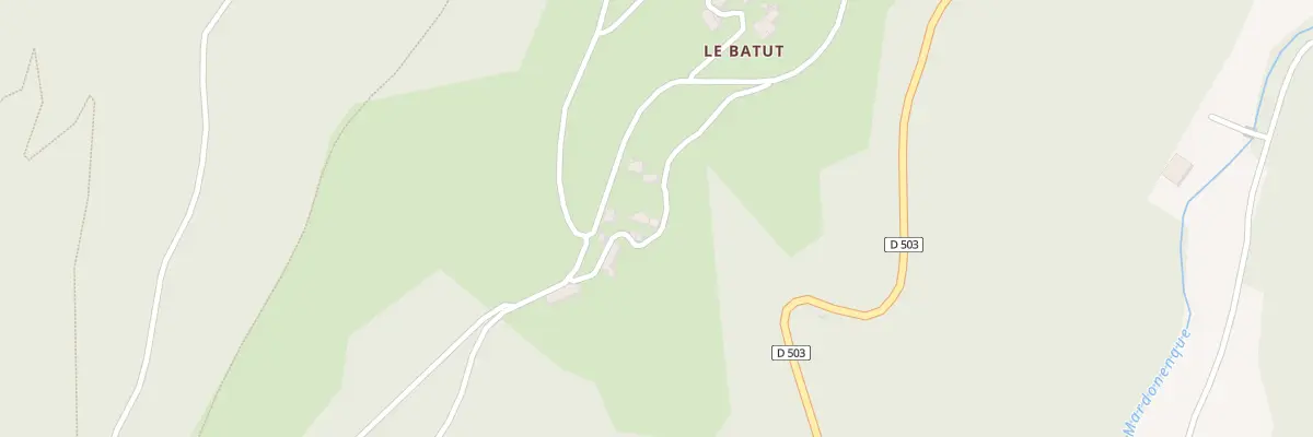 Plan du 6095 Le Batut à Saint Geniez d’Olt et d’Aubrac