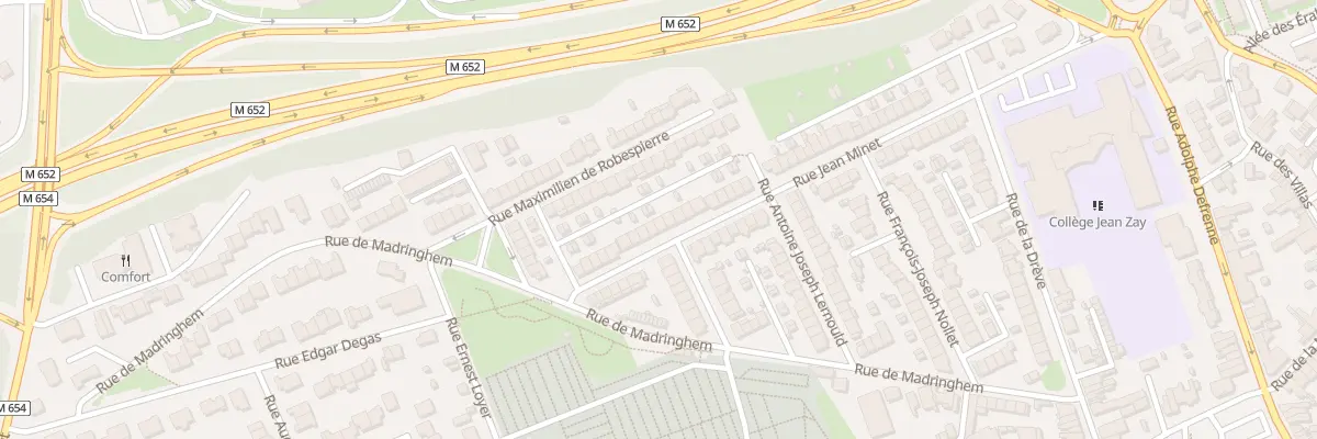 Plan du 54 Rue Jean Minet à Lille