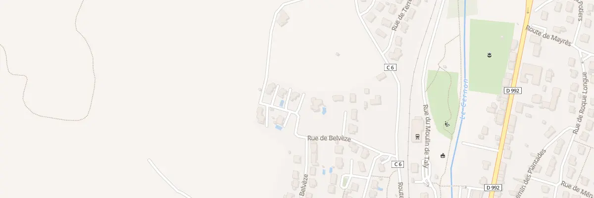 Plan du 2 Che des Barrias à Saint-Georges-de-Luzençon