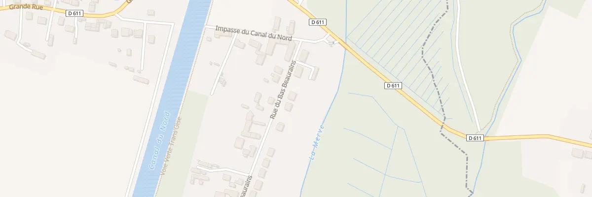 Plan du 83 Rue du Bas Beaurains à Beaurains-lès-Noyon