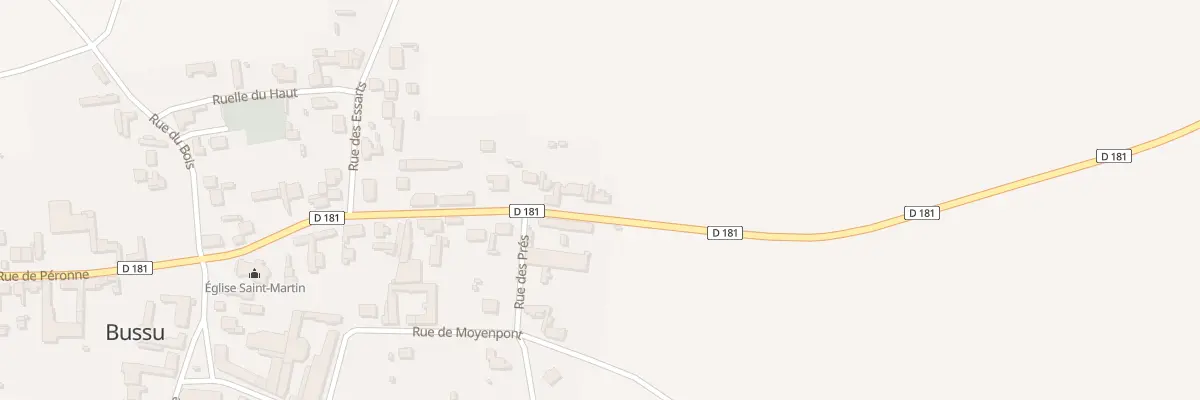 Plan du 31 Rue de Driencourt à Bussu
