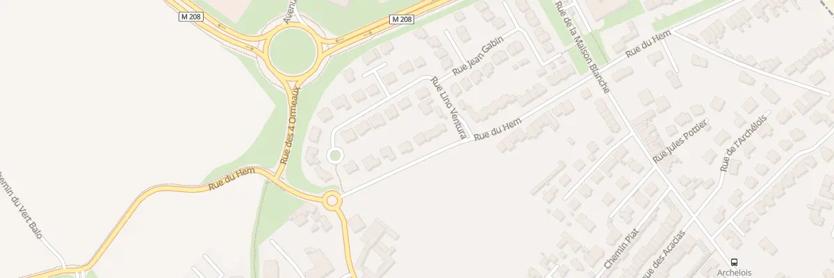 Plan du 44 Rue du Hem à Sequedin