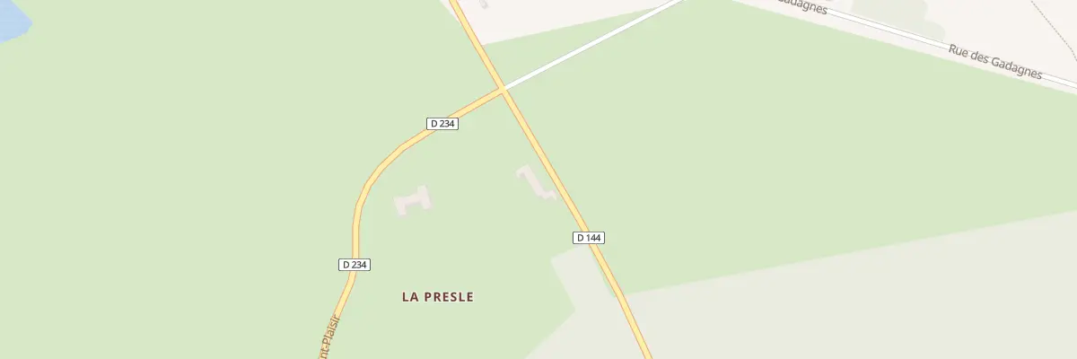 Plan du 2 Rte de Franchesse à Pouzy-Mésangy