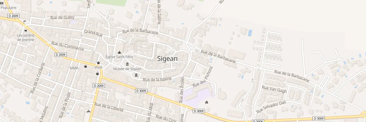 Plan du 11 Rue du Portail d’Avail à Sigean
