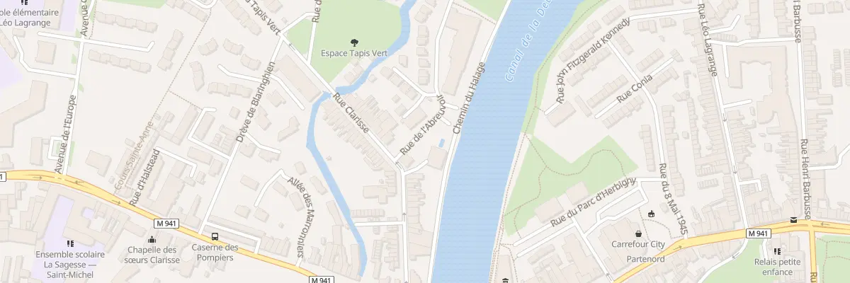 Plan du 30 Rue Clarisse à Haubourdin