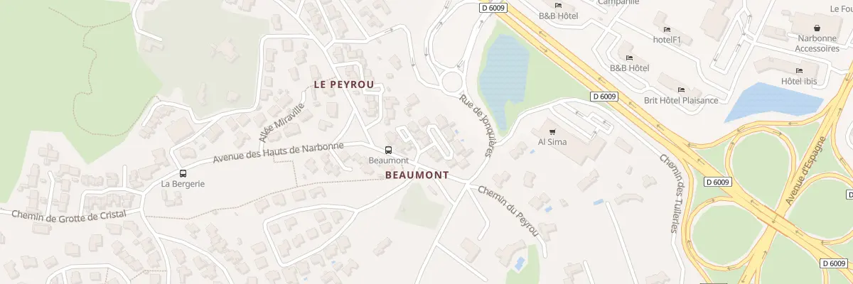 Plan du 10 Pl Beaumont à Narbonne