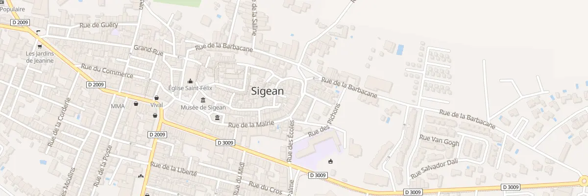 Plan du 9 Rue du Portail d’Avail à Sigean