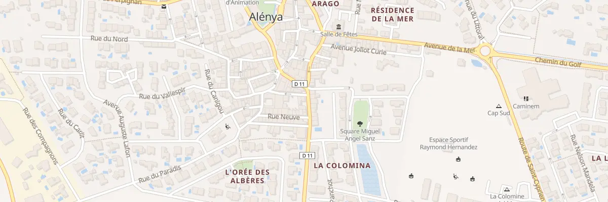 Plan du 1 Rue Antoine Casenobe à Alénya
