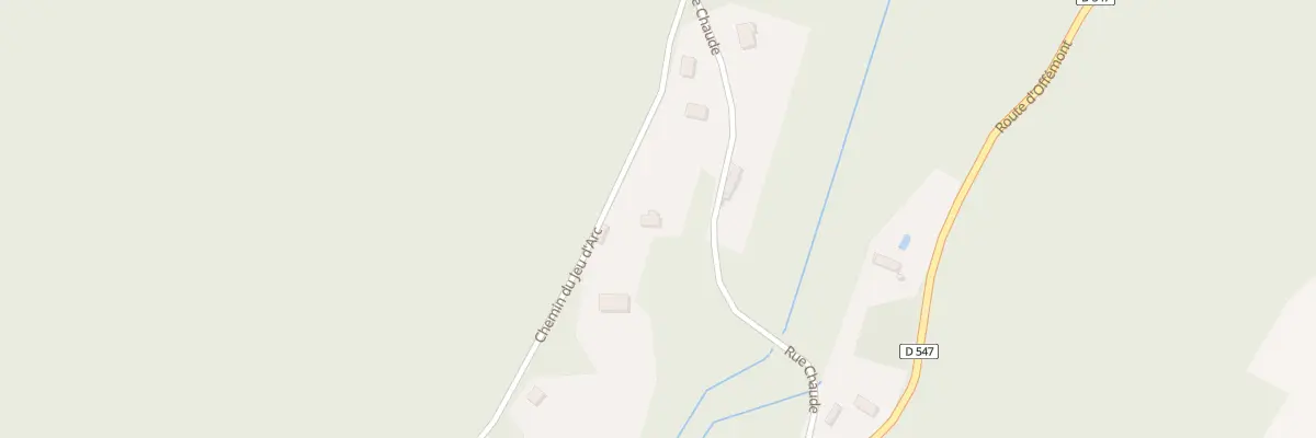 Plan du 12 Che du Jeu d’Arc à Saint-Crépin-aux-Bois