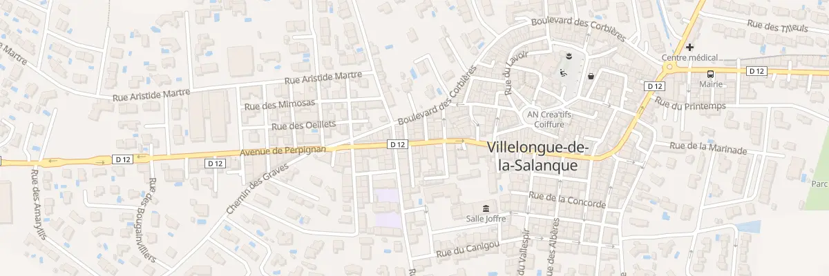 Plan du 67 Av de Perpignan à Villelongue-de-la-Salanque