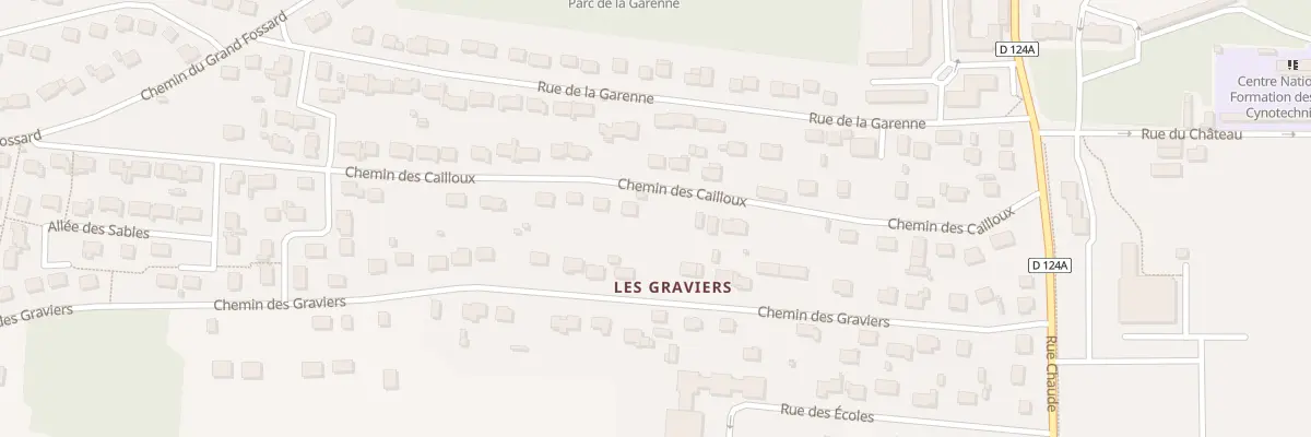 Plan du 37 Che des Cailloux à Cannes-Écluse