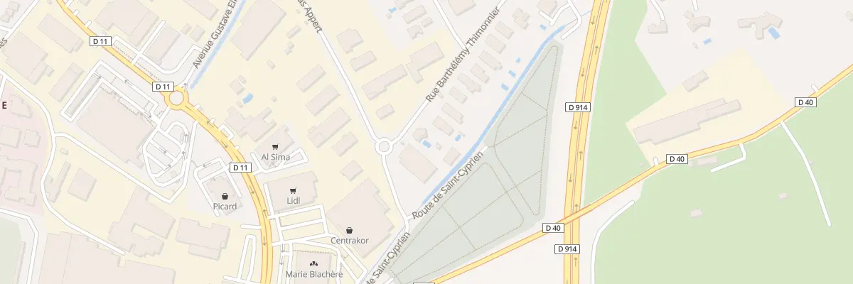 Plan du 2 Rue Barthelemy Thimonnier à Casteil