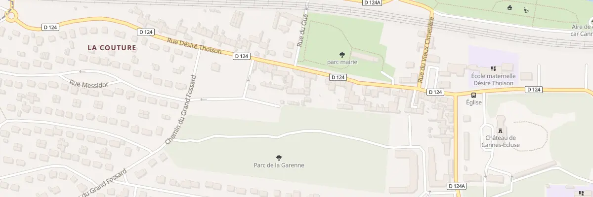 Plan du 56E Rue Désiré Thoison à Cannes-Écluse